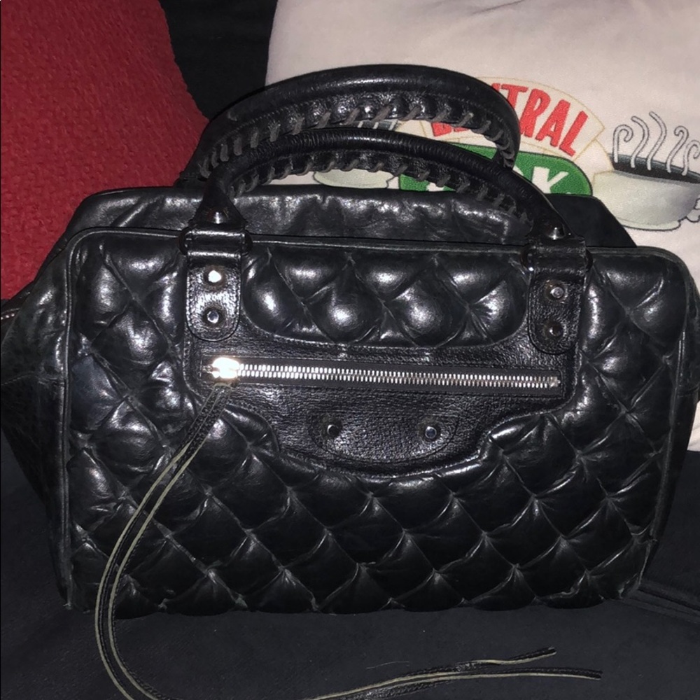 Black Balenciaga bag